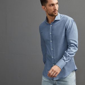 Blue Cotton Shirt