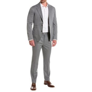 Bicolor Wool Two-Piece Suit