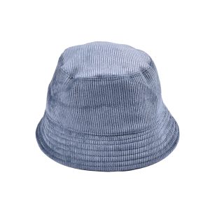 Blue Viscose Bucket Hat