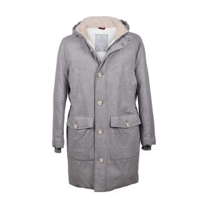 Multicolor Wool Full-Length Jacket