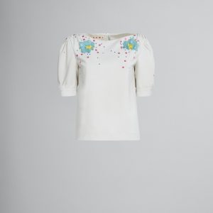 White Fibres Tank Tops