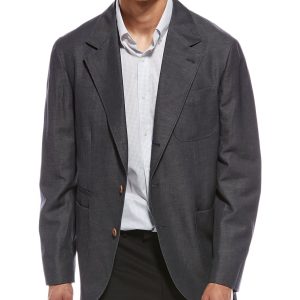Gray Wool Blazer