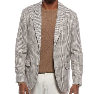 Multicolor Linen Blazer