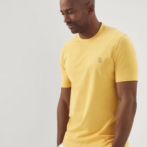 Bicolor Cotton T-Shirt