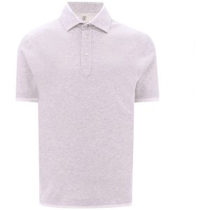 Bicolor Cotton Polo Shirt