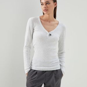 White Cashmere Blouse