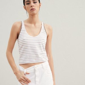 White Cotton Tank Tops