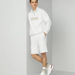 Silver Cotton Sweatshirt