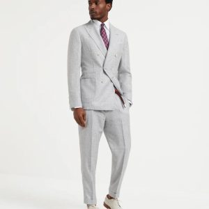 Pearl Wool Two-Piece Suit