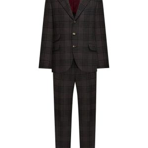 Brown Wool Two-Piece Suit