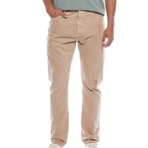 Beige Cotton Jeans Denim