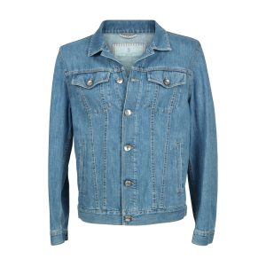 Light Blue Cotton Denim Jacket