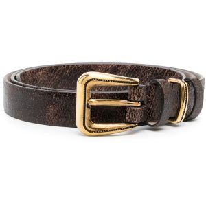 Brown Leather Regular Belt
