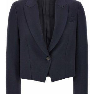 Blue Wool Jackets And Coat