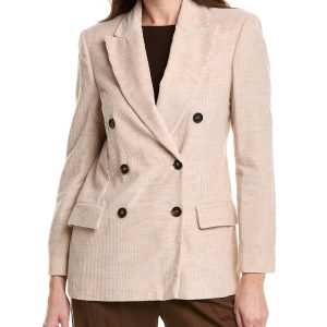 Beige Viscose Coat