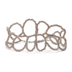 Gray Silver Necklace