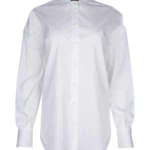 White Cotton Dress Shirt