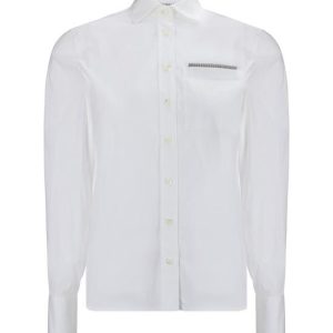 White Cotton Dress Shirt