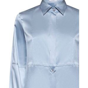 Gray Silk Dress Shirt