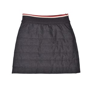 Gray Wool Skirt