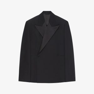 Black Fibres Coat