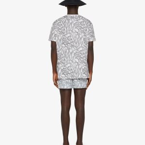 Gray Fibres Swim Shorts