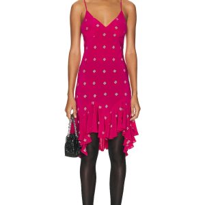 Fuchsia Fibres Casual Dress