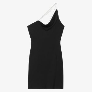 Black Fibres Cocktail Dress