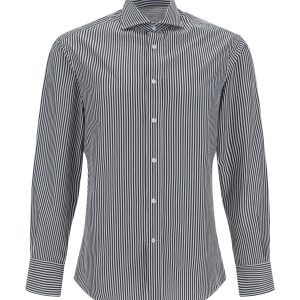 Bicolor Cotton Pattern Shirt