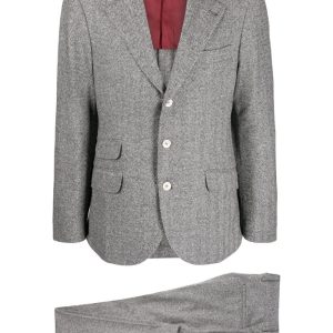 Gray Wool Two-Piece Suit