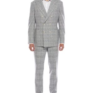 Pearl Silk Two-Piece Suit