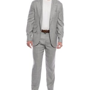 Gray Wool Two-Piece Suit
