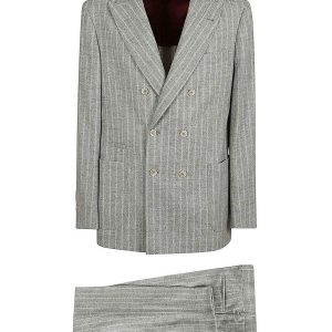 Pearl Leather Two-Piece Suit