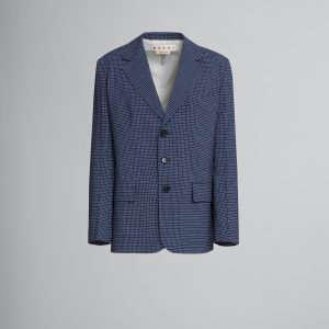 Blue Fibres Coat