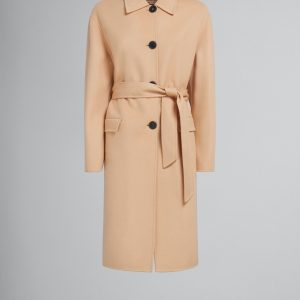 Brown Fibres Coat