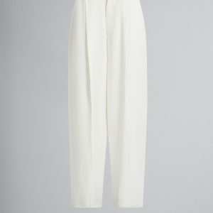 White Fibres Casual Pants