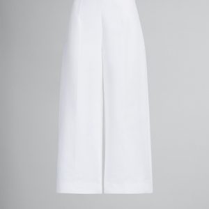 White Fibres Casual Pants