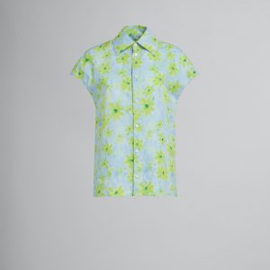 Bicolor Fibres Pattern Shirt