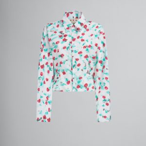 White Fibres Pattern Shirt