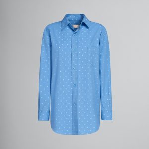 Blue Fibres Pattern Shirt