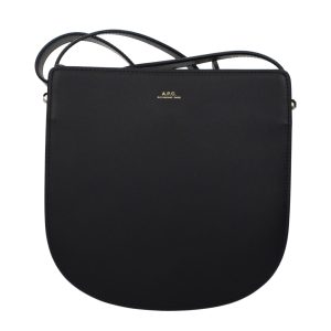 Black Leather Crossbody Bag