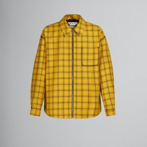 Yellow Fibres Coat