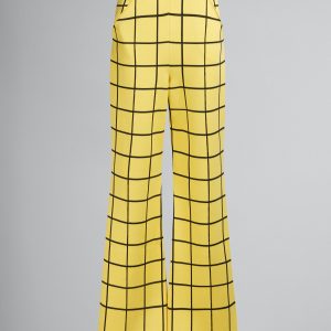 Yellow Fibres Flared Pants
