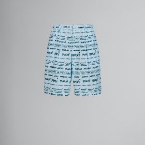 Gray Fibres Bermuda Shorts