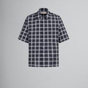 Black Fibres Pattern Shirt