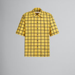 Yellow Fibres Pattern Shirt