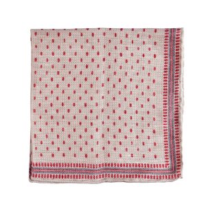 Bicolor Linen Pocket Square