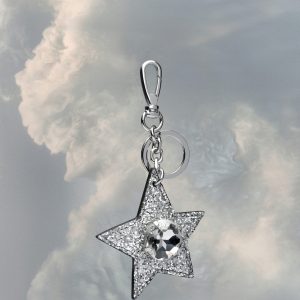 Bicolor Fibres Keychain