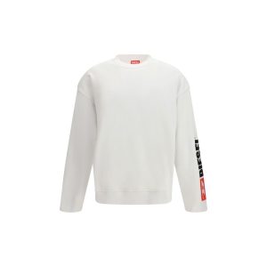 White Cotton Sweatshirt