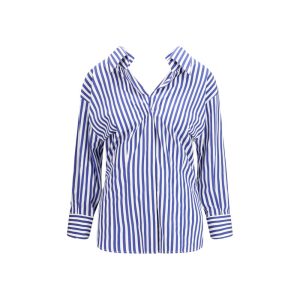 Blue Cotton Pattern Shirt